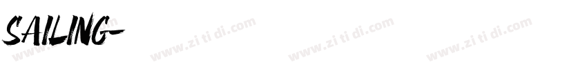 sailing字体转换