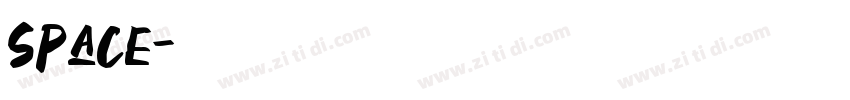 space字体转换