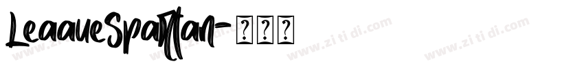 LeaaueSpartan字体转换