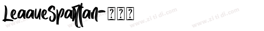 LeaaueSpartan字体转换