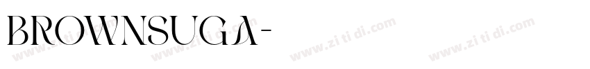 BrownSuga字体转换