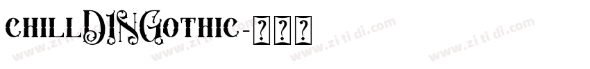 chillDINGothic字体转换