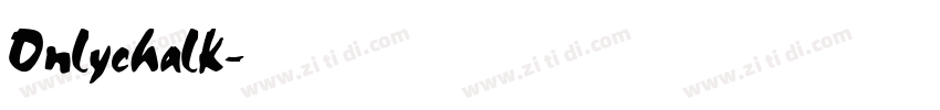 Onlychalk字体转换