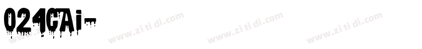 024cai字体转换