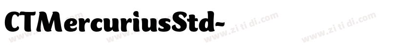 CTMercuriusStd字体转换