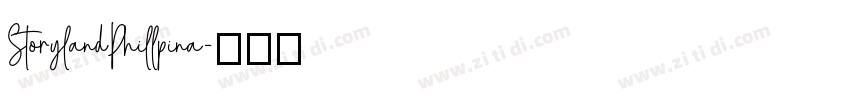 StorylandPhillpina字体转换