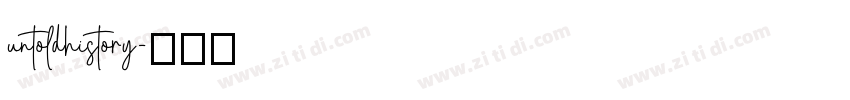 untoldhistory字体转换