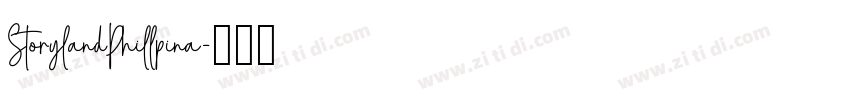 StorylandPhillpina字体转换