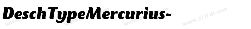 DeschTypeMercurius字体转换