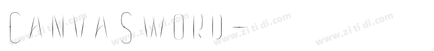 CanvaSword字体转换