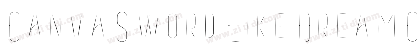 CanvaSwordLikeDreamC字体转换