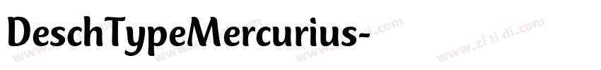 DeschTypeMercurius字体转换