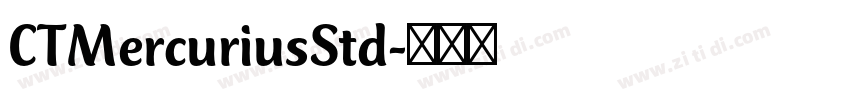 CTMercuriusStd字体转换