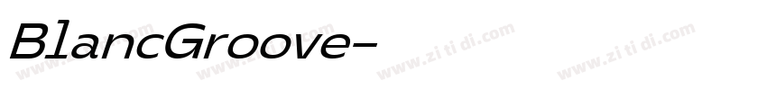 BlancGroove字体转换