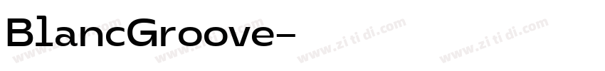 BlancGroove字体转换