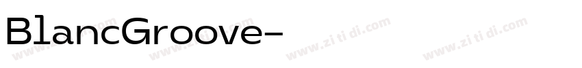 BlancGroove字体转换