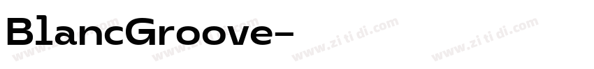 BlancGroove字体转换