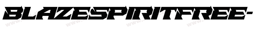 BlazeSpiritFree字体转换