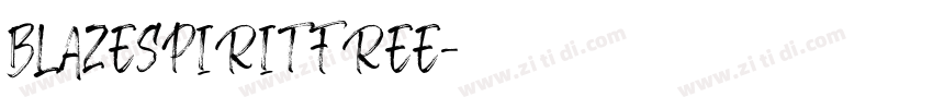 BlazeSpiritFree字体转换