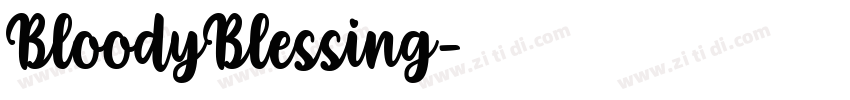 BloodyBlessing字体转换