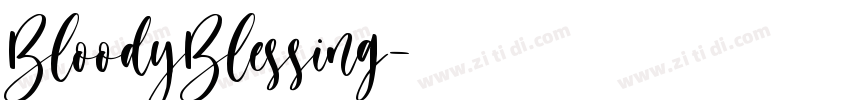 BloodyBlessing字体转换