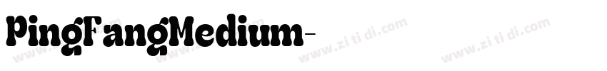 PingFangMedium字体转换