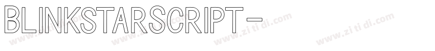 BlinkstarScript字体转换
