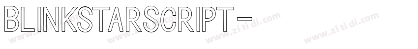 BlinkstarScript字体转换
