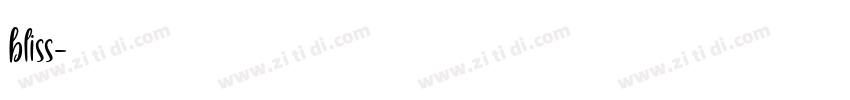 bliss字体转换