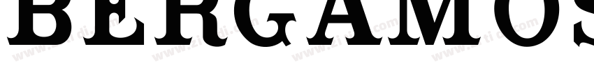 BergamoSmCaps字体转换