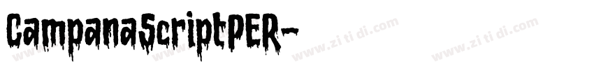 CampanaScriptPER字体转换