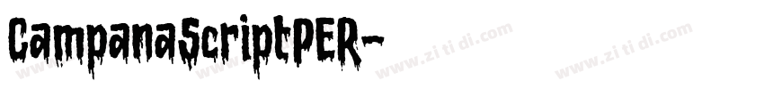 CampanaScriptPER字体转换
