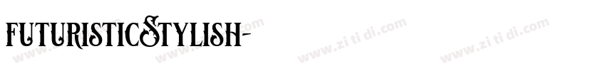 futuristicStylish字体转换