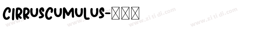 CirrusCumulus字体转换
