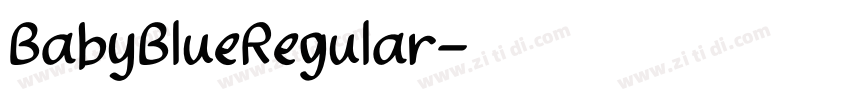 BabyBlueRegular字体转换