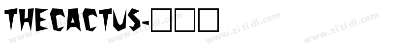 THECactus字体转换
