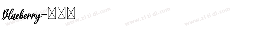 Blueberry字体转换
