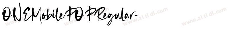 ONEMobilePOPRegular字体转换 ONEMobilePOPRegular字体转换