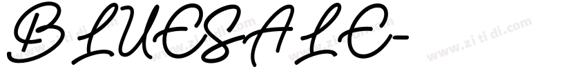BLUESALE字体转换