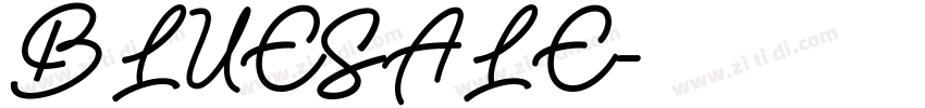 BLUESALE字体转换