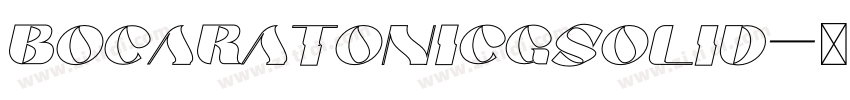 BocaRatonICGsolid字体转换