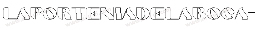 LaPorteniadelaBoca字体转换