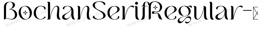 BochanSerifRegular字体转换