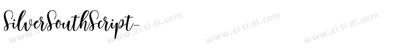 SilverSouthScript字体转换