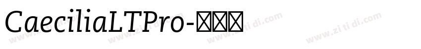 CaeciliaLTPro字体转换
