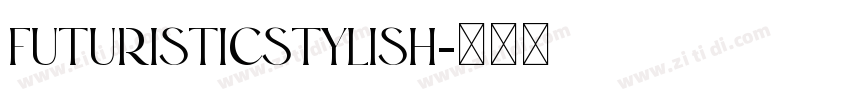 futuristicStylish字体转换