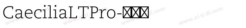 CaeciliaLTPro字体转换