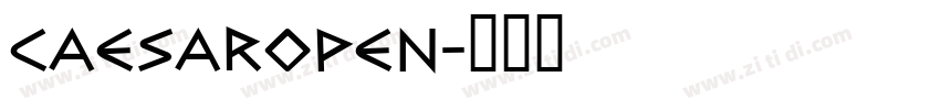 CaesarOpen字体转换