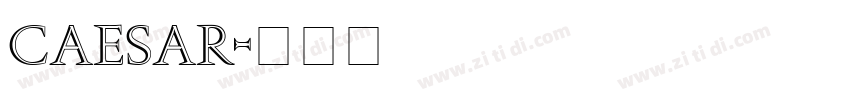 Caesar字体转换