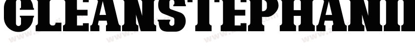 CleanStephanieee字体转换